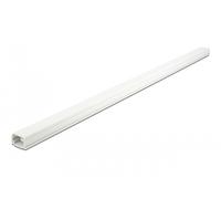 DeLOCK Conducto para Cables con Cubierta Autoadhesivo 22 x 15 mm, Longitud 1 m, Color Blanco, Referencia Delock