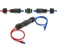 DeLOCK Conector de cable RJ45 hembra a RJ45 hembra Cat.6 con rosca M16