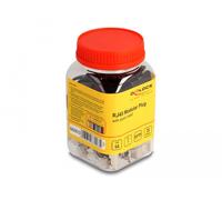 Delock conector modular rj45 con alivio de tensión cat.6a, cat.7 y bo