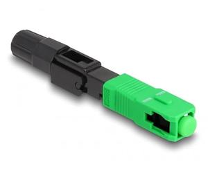 DELOCK Conector rápido de Fibra óptica SC Simplex Macho APC Montaje en Campo Marca