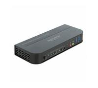 Delock 2x Conmutador KVM HDMI 4K 60 Hz con USB 3.0 y audio