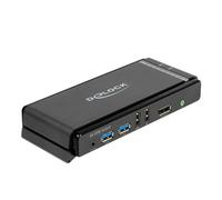 DELOCK Conmutador DisplayPort 1.4 KVM 8K 60 Hz con USB 5 Gbps y Audio Marca