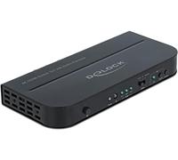 Delock Conmutador HDMI (3 Puertos HDMI a 1 Salida HDMI 4K, 60 Hz, con Extractor de Audio)