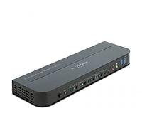 Delock conmutador kvm hdmi 4k 60hz con usb 3.0 y audio