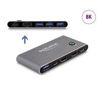 Delock Conmutador KVM HDMI 8K 60 Hz con USB 5 Gbps