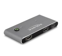 Delock conmutador kvm usb-c a hdmi 8k 60 hz con usb 2.0