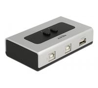 Delock conmutador usb 2.0 con 2 x tipo-b hembra a 1 x tipo-a hembra ma