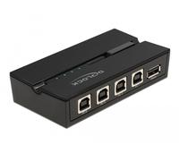 Delock conmutador usb 2.0 de 4 pc a 1 dispositivo