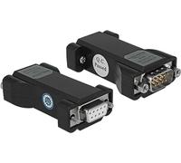 DeLock Conversor 1 x Serial RS-232 DB9 Hembra a 1 x Serial TTL/cmOS 5V DB9 Macho con protección ESD 3 kV