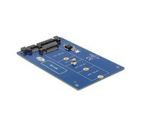 DeLOCK Converter SATA 22 pin a M.2 NGFF 62559, Controlador de Almacenamiento, SATA 6Gb/s, Color Azul
