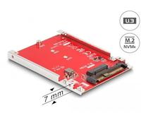 DELOCK Convertidor de 2.5? U.3 SFF-8639 a Ranura M NVMe M.2-7 mm Marca