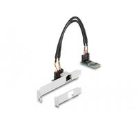 Delock convertidor m.2 clave b+m 1 x rj45 2,5 gigabit lan