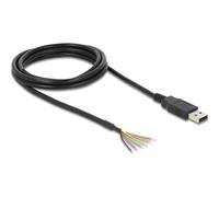 Delock convertidor usb 2.0 a serial uart lvttl con 6 hilos abiertos y