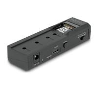 Delock convertidor usb type-c para 1 x ssd m.2 o 1 x sata ssd/hdd