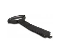 DeLOCK Correa de Transporte con Cierre de Gancho y Bucle, Negro, L 560 mm x An 50 mm, Nylon, Resistente 100°C, Pack de 2 Unidades