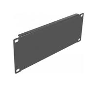 DeLOCK Cubierta Ciega de Gabinete de Red 2U 10 pulgadas, Panel Ciego de Metal Negro para Rack de Red, 1 Unidad, Referencia: Blindabdeckung 2 HE