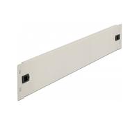 DeLOCK Cubierta Ciega sin Herramientas para Gabinete de Red 19" 2U, Tapa Ciega de Metal en Color Blanco - Ref: 19? Netzwerkschrank Blindabdeckung werkzeugfrei 2 HE grau