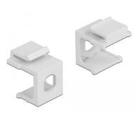 Delock cubierta keystone blanca con 8,0 mm de agujero 4 piezas