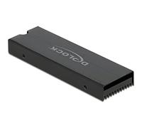 Delock Disipador de Calor para M.2 SSD 2280, Color Negro