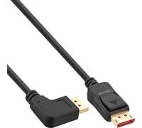 Delock DisplayPort - Cable recto a macho (90°, ángulo izquierdo, 3 m)