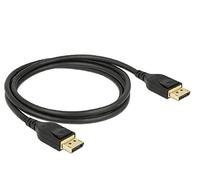 DELOCK DISPLAYPORT KABEL ST > ST 8K 60HZ 1.00M SCHWARZ
