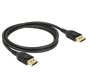DELOCK DISPLAYPORT KABEL ST > ST 8K 60HZ 1.00M SCHWARZ