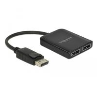 DELOCK Splitter DisplayPort 1.4 St 2x Di NUEVO