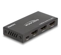 Delock divisor hdmi 1 x hdmi in a 2 x hdmi out 4k 60 hz con ajuste de