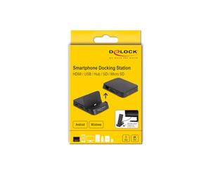 DELOCK Dock/Base de Carga 88018 Negro