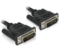 Delock dvi 24+1 cable 0.5m male/male cable dvi 0,5 m dvi-d negro