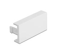 Delock Easy 45 - Embellecedor para módulos (45 x 22,5 mm, 10 Unidades), Color Blanco