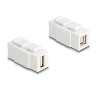 Delock el módulo keystone usb 2.0 tipo-a hembra a usb 2.0 tipo-b hemb