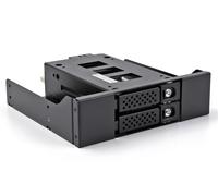 Delock estante móvil de bahía delgada para 2 x 2.5? u.2 nvme ssd c