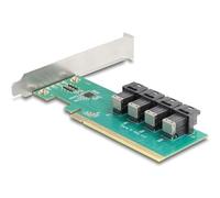 DeLOCK Express x16 Card to 4 x Internal SFF-8643 NVMe - Bifurcación - Factor de Forma de Perfil bajo