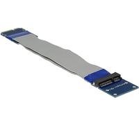 DeLOCK Extensión Mini PCI Express/mSATA Conector > Ranura Elevadora Tarjeta con Cable Flexible 13 cm