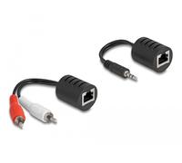 Delock extensor de audio estéreo rj45 hembra a conector estéreo de 3