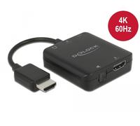 Delock extractor de audio hdmi 4k 60 hz compacto