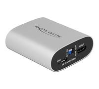 DeLOCK Extractor de Audio HDMI HD 4K 60 Hz a HDMI con eARC, 63332