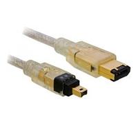 DeLOCK FireWire A/A, 1.0m Gris 1 m - Cable FireWire (1.0m, Gris, Male Connector/Male Connector, 1 m)
