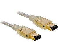 DeLOCK FireWire A/A, 1.0m Gris 1 m - Cable FireWire (1.0m, Gris, Male Connector/Male Connector, 1 m)