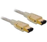 DeLOCK FireWire A/A, 2.0m Gris 2 m - Cable FireWire (2.0m, Gris, Male Connector/Male Connector, 2 m)