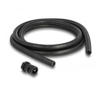 Delock funda protectora de cable de 2 m x 13 mm con juego de conector