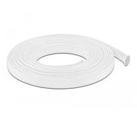 Delock funda trenzada estirable 10 m x 12 mm, color blanco