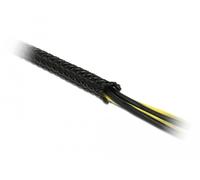Delock funda trenzada estirable 10 m x 19 mm, color negro