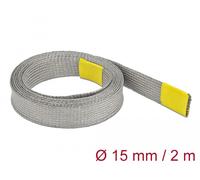 Delock funda trenzada para protección emc estirable de 2 m x 15 mm