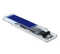 Delock gabinete externo para m.2 nvme pcie ssd con usb type-c hembra t