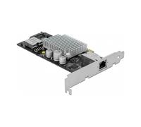 DeLOCK GE10P-PCIE4XG301 Tarjeta de Red Interna PCI Express x4 10 Gigabit Ethernet LAN 1 x RJ45 con PoE+ para PC, Compatible con Windows 7/8.1/10