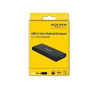DELOCK GEHÄUSE FÜR M.2 NVME PCIE SSD SUPERSPEED USB 10GBPS