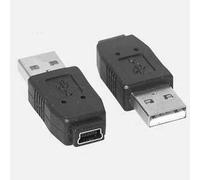 Delock gender changer mini usb-b 5-pin usb-a negro