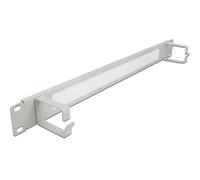 Delock Gestión de Cables de 19 Pulgadas con 2 Patillas 1 HE Gris